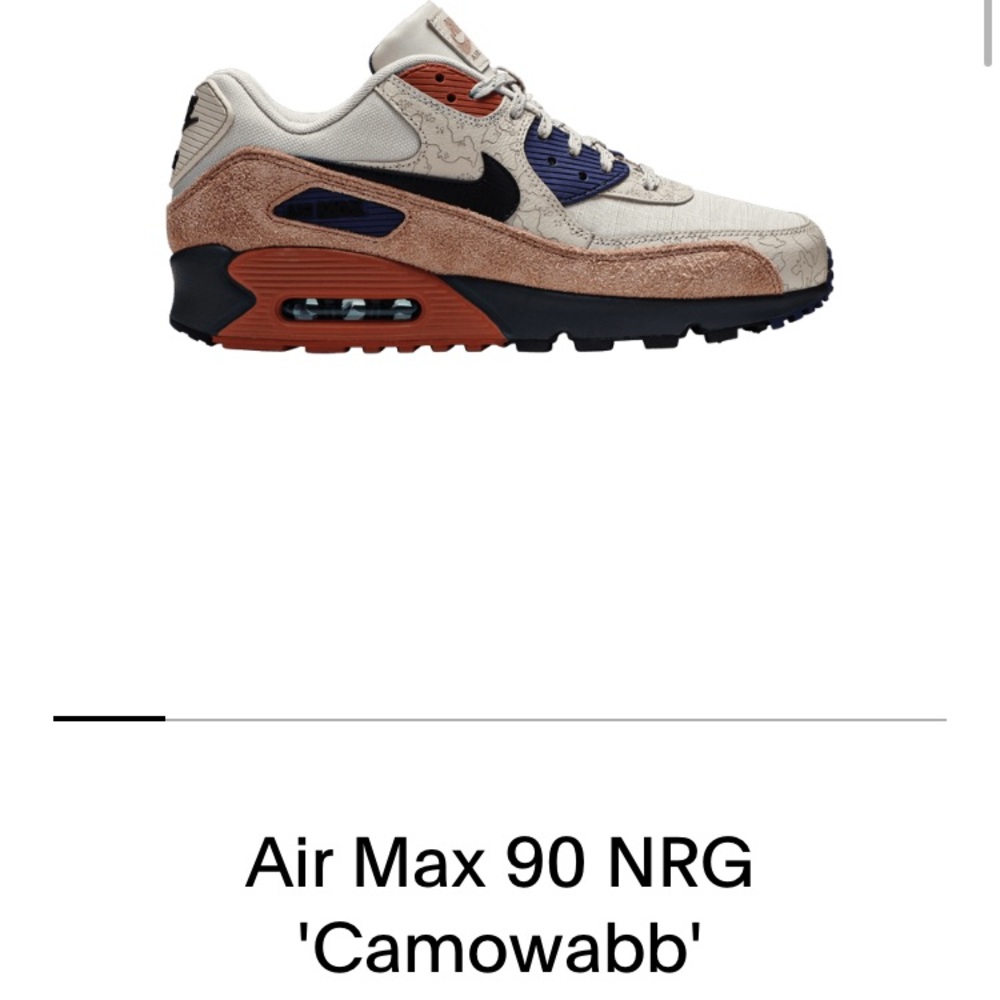 Brand New Air Max 90 NRG “Camowabb” Men’s size 6